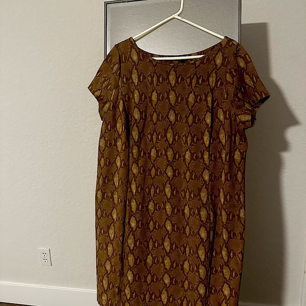 Lauren Ralph Lauren Leopard cotton dress.